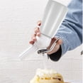 thumbnail image 2 of Bearachild Dispensador de crema batida de aluminio de 250ml, batidor de crema de cocina, herramientas de postre con boquillas cuentagotas Herramientas y accesorios para hornear blanco Bearachild HA008727-01, 2 of 6