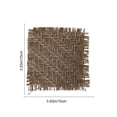 thumbnail image 3 of Vintage Linen Coaster for Candles - Brown Crocheted Home Decor & Photography Prop, 3 of 6