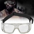 thumbnail image 4 of Protector de ojos de material de silicona para gafas de deportes al aire libre para baloncesto y fútbol (gris), 4 of 11