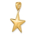 thumbnail image 4 of 14K Yellow Gold Charm Pendant 23 mm 17 Polished 3-D Star, 4 of 5