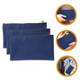 thumbnail image 3 of OULII 3Pcs Money Organizer Pouch in Dark Blue with Zipper for Secure Cash Keeping, 3 of 8