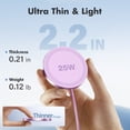thumbnail image 5 of 25W Magnetic Wireless Charger, Magsafe Fast Charging Pad, iPhone 17 16 15 14 13 12 Pro Max, Slim Portable Phone Charger, Light Violet, 5 of 8
