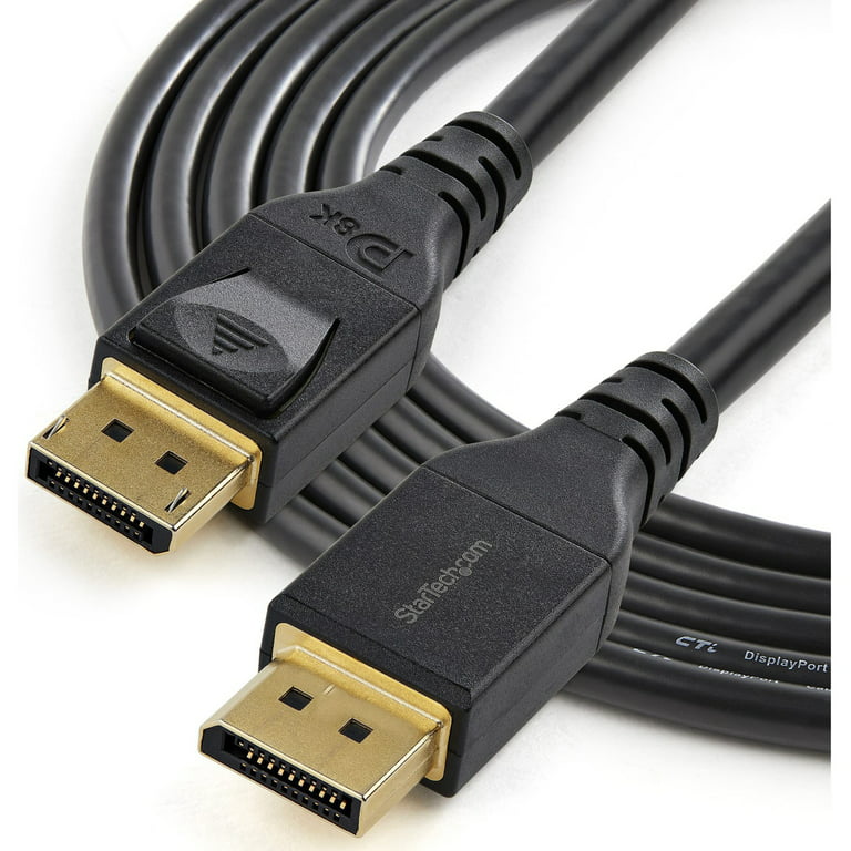 13ft (4m) VESA Certified DisplayPort 1.4 Cable - 8K 60Hz HDR10 - Ultra HD  4K 120Hz Video - DP 1.4 Cable / Cord - For Monitors/Displays - DisplayPort