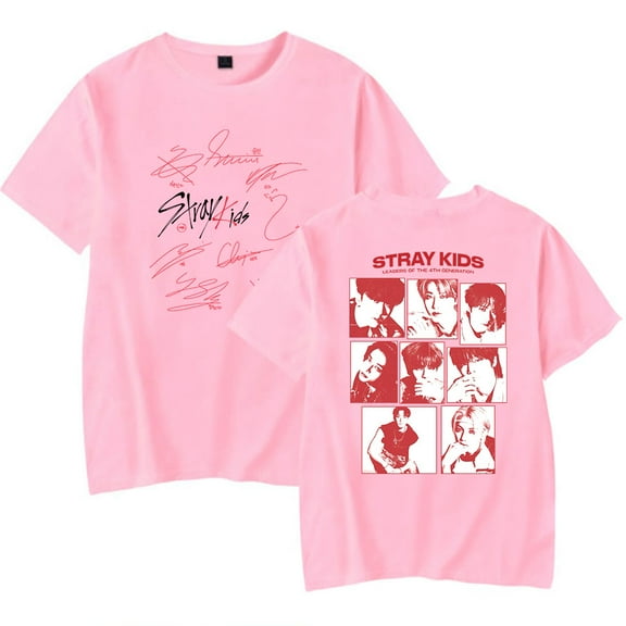 Stray Kids T-shirt Short Sleeve Women Men Summer Tee Top Tshirt Short Sleeve