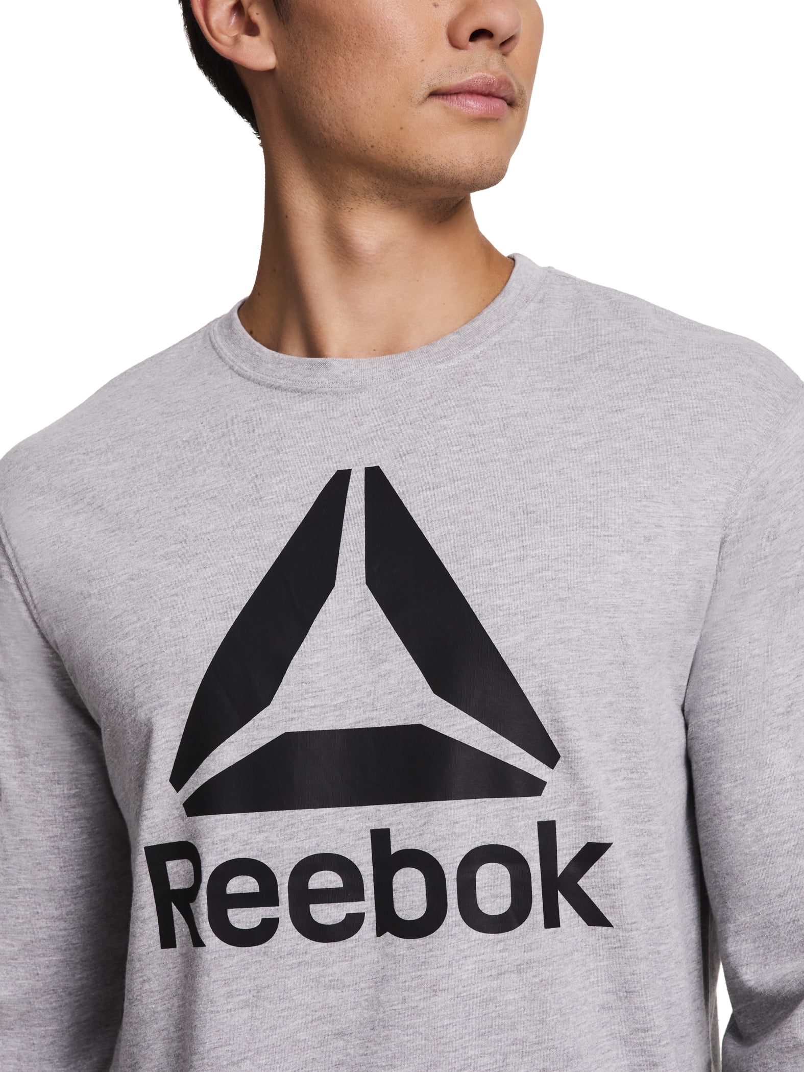 Reebok Men's and Big Men's Core Graphic Long Sleeve Top, Sizes XS-5XL