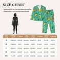 thumbnail image 6 of Disketp Pajamas Set Long Sleeve Sleepwear Womens Button Down Nightwear Pj Sets-Funny Animals In Jungle, 6 of 9