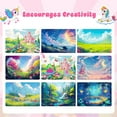 thumbnail image 3 of homicozy Art & Craft Activity for Kids-Foil Fun Unicorn & Princesses,No Mess Art Crafts for Girls,DIY Foil Foam Stickers,Creative Activity Kits,Kids Travel Toys,Gifts for Girls & Boys Ages 4-10, 3 of 8