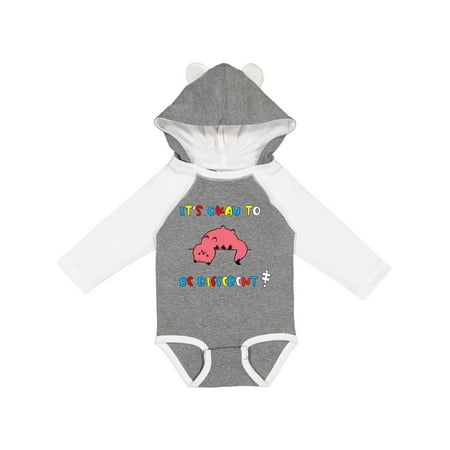 

Inktastic Autism Awareness It s Okay to be Different! Silly Cat Gift Baby Boy or Baby Girl Long Sleeve Bodysuit