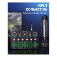 thumbnail image 3 of Gaming Audio Mixer, Streaming Audio Mixer, Audio Interface Sound Card for Live Streaming, Podcast Recording, PC, Guitar, 3 of 5