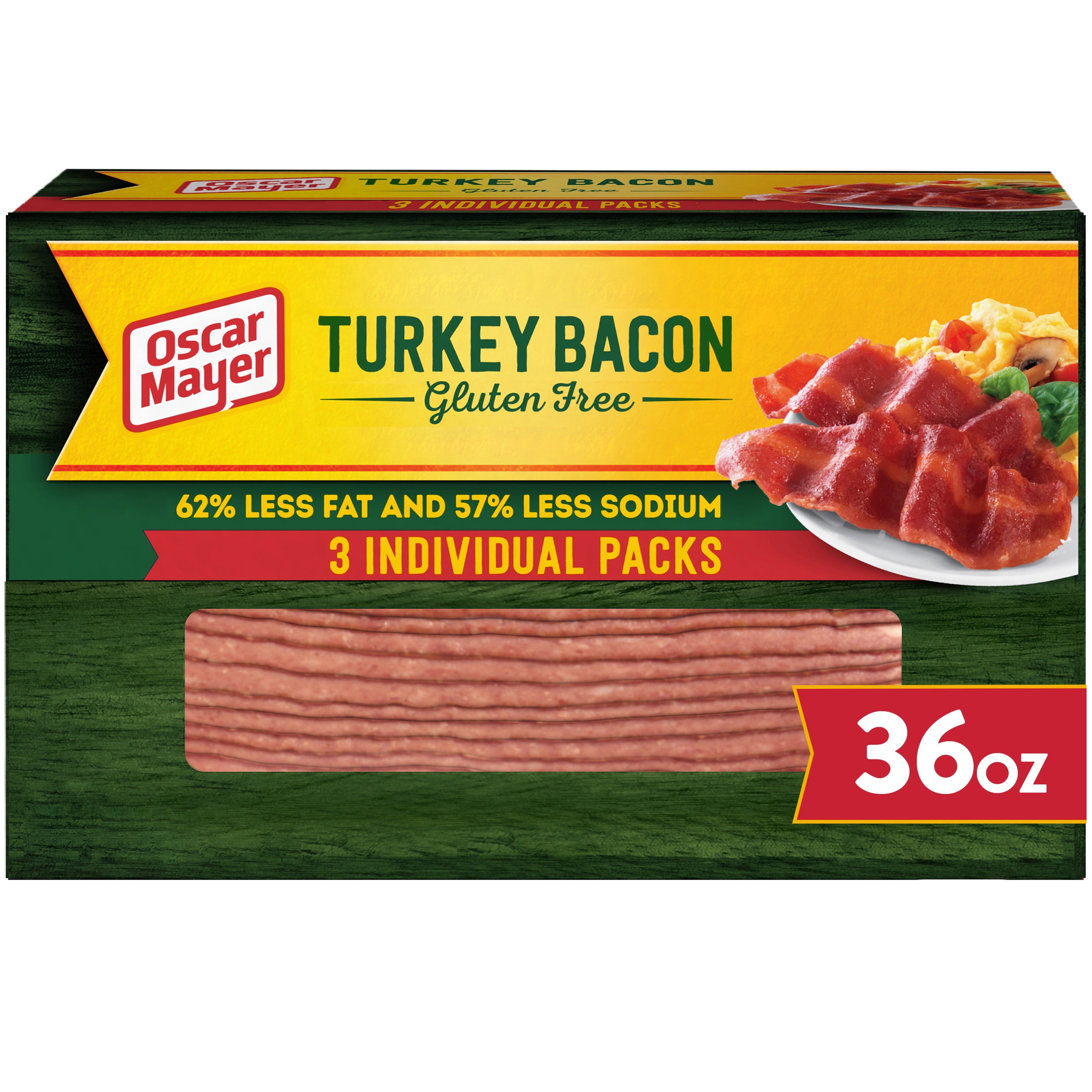 Oscar Mayer Fully Cooked & Gluten Free Turkey Bacon with 62 Less Fat