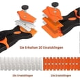 thumbnail image 2 of Raspador de vitrocerámica con 14 cuchillas de acero inoxidable y plástico para cocinas de inducción, 2 of 4