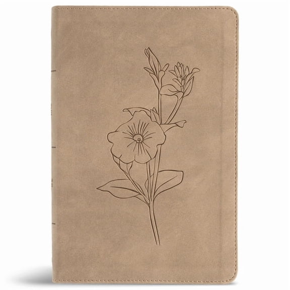 CSB Personal Size Giant Print Bible, Digital Study Edition, Earth Suedesoft Leathertouch, Indexed, (Hardcover)