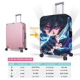 thumbnail image 5 of Anime Cartoon Naruto (11) Travel Suitcase Protector Elastic Washable Protective Baggage Covers With Concealed Zipper For 22-24 Inch Suitcase - M, 5 of 5