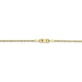 thumbnail image 4 of Leslie's 10K 1.5mm Diamond-Cut Lightweight Rope Chain (Weight: 2.35 Grams, Length: 18 Inches), 4 of 4