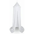 thumbnail image 5 of Kids Bed Canopy with Frills Cotton Hanging Tent Curtain Net for Reading Nook Hideaway Bedding Play Room Decor (White), 5 of 11