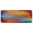 thumbnail image 1 of Abstract Kitchen Mat, Highly Detailed Floral Oriental Pattern on Geometric Colorful Background Art, Plush Decorative Kitchen Mat with Non Slip Backing, 47" X 19", Multicolor, by Ambesonne, 1 of 1