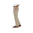 thumbnail image 2 of Haggar Men's Premium No Iron Khaki Pleat Front Pant Classic Fit HC10897, 2 of 8