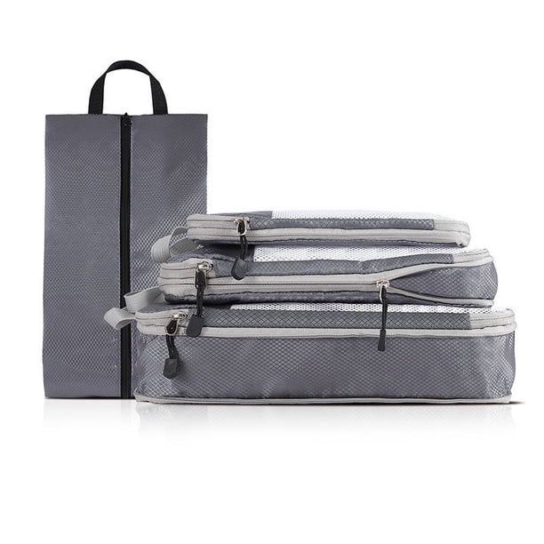 Yhmxh Organizadores y almacenamiento Cubos de embalaje para maletas de viaje, 4 unidades, expandibles, organizador de bolsas de viaje para equipaje. Almacenamiento de ducha Almacenamiento de juguetes