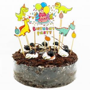 Fancyleo 11 Pcs Cake Toppers Cupcake Picks Dinosaur Cupcake Toppers
