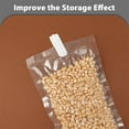 thumbnail image 3 of 10 bolsas de almacenamiento al vacío con clip de sellado, cierre universal con cremallera y agarre deslizante para guardar ropa, ropa de cama y mantas., 3 of 5