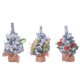 thumbnail image 1 of 3 Piezas de Miniárbol de Navidad Decorado para Escritorio, Miniárbol de Navidad Artificial para Escritorio, Decoración del Hogar, Decoración del Festival, 1 of 5
