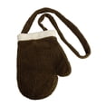thumbnail image 2 of Bolso de hombro para mujer, bolso cruzado con guante de Navidad de dibujos animados para viaje, fiesta en la calle Marrón, 2 of 8