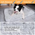 thumbnail image 2 of Cama para perros AetherNest Deluxe Rose Plush para perros medianos y grandes, 2 of 6