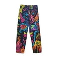 thumbnail image 3 of Fotbe Neon Graffiti Urban Art Men's Pajama Pants,Sleepwear Pants,Pj Bottoms Drawstring And Pockets-Large, 3 of 7
