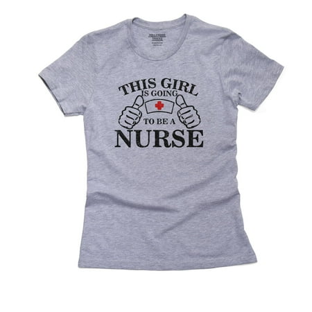 

This Girl Is Going To Be A Nurse - Nursing Graduation Women s Cotton Grey T-Shirt