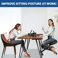 Ergonomic Office Kneeling Chair, Height Adjustable Stool with Thick