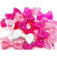 thumbnail image 2 of Tara Children's Self Hinge Plastic Mini Bow Hair Barrettes - Pink & White - 20 Pcs., 2 of 3