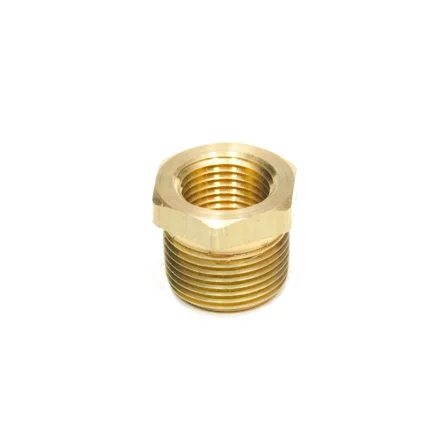 3/4 Male To 1/2 Female Npt Brass Pipe Reducer Bushing Fitting Water Fuel Gas Oil