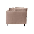 thumbnail image 3 of Velvet Sofa 79 Inch Coastal Style Modern Sofa with Metal Legs, 3 of 8
