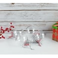 thumbnail image 4 of R N' D Toys Clear Fillable Ornaments Shatterproof Transparent Plastic Craft Ornament Balls Décor, Red, White Ribbon - DIY Christmas Sphere Pack of 24, 4 of 12