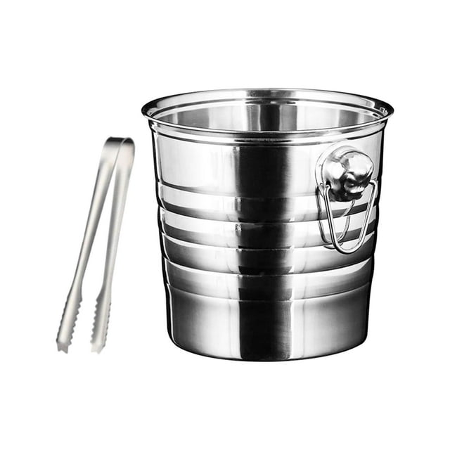 Cubo de hielo con abrazadera, herramienta de enfriamiento versátil y fresca para picnics en casa. 5L