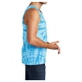thumbnail image 5 of Mens Cotton Tank Top Tie-Dye Sleeveless Shirt for Sports, Gym, Fitness Multi Color 3X-Large, 5 of 6