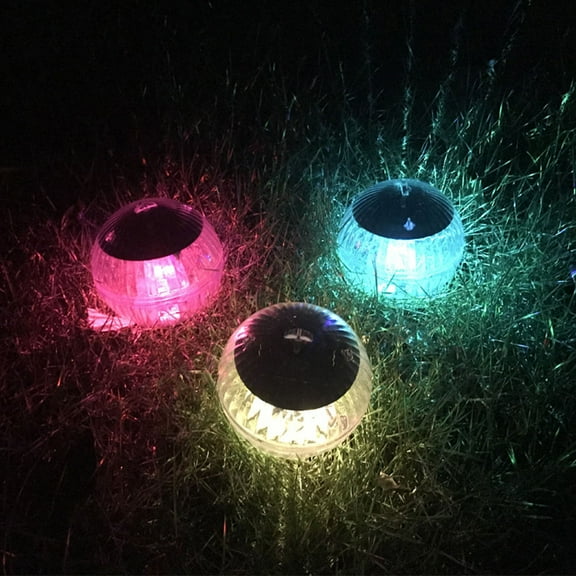 GOOHOCHY Water Feature Solar Powered Light up Pool Floats Floating Lights