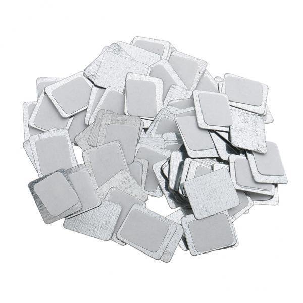 2x 100 Uds Metal vacío para cosméticos en polvo rubor taza caja de maquillaje almacenamiento en polvo crema lápices labiales Colco Sartenes de maquillaje redondas