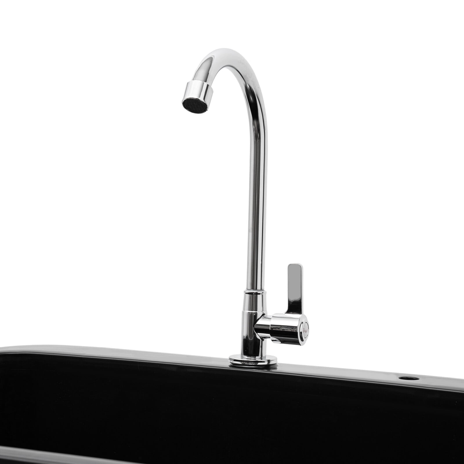 Utility Sink, Modern Laundry Room Sink with Washboard, 360° Rotation Faucet, Storage Shelf and Drain Kit, Freestanding Laundry Tub Sink for Garage Garden Load 50kg