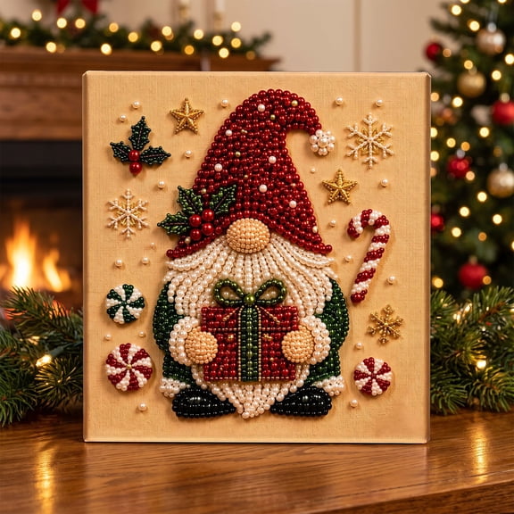 Djiypn Christmas Pearl Art Kits for Adults Pearl Diamond Art Diy Kits DIY Pearl Painting Kit for Adults, Beginners