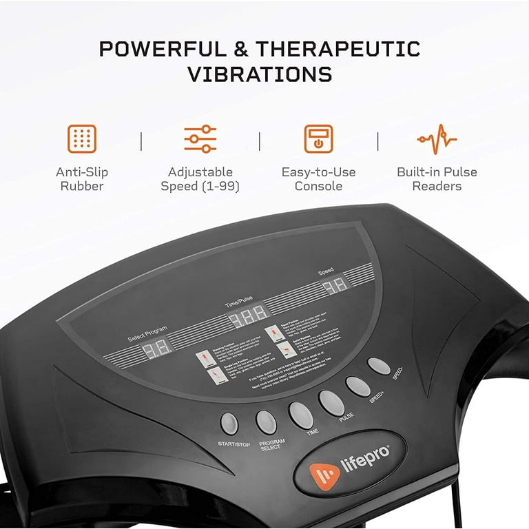 LifePro Rhythm Vibration Plate Machine - Whole Body Vibration Platform for  Home Fitness - Vibration Exercise Machine for Cardio Workout & Weight Loss