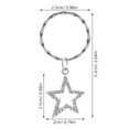 thumbnail image 2 of WEUVEB 6Ud Colgante Llavero De Metal Con Incrustaciones De Para, 2 of 8