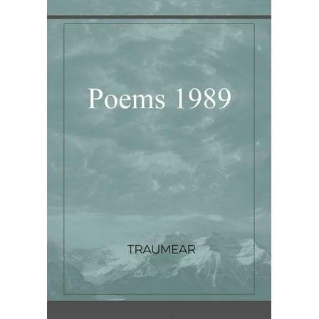 Poems 1989, (Paperback)