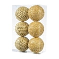 thumbnail image 1 of Bolas navideñas colgantes Macarena 6 piezas oro, 1 of 8