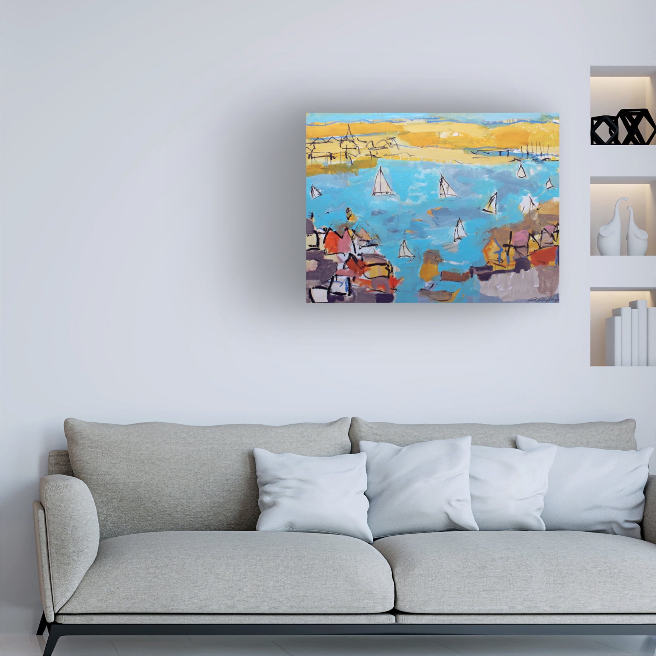 Canvas Wall Art - Per Anders 'Grab Your Life' Wall Art for Living Room, Bedroom, or Office Décor by Trademark Fine Art - 32 x 24 Inches