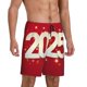 thumbnail image 2 of Fotbe Happy New 2025 Year Pantalones Cortos de Pijama para Hombre, Ropa de Dormir, Pantalones de Pijama Cortos para Hombre-3X-Large, 2 of 6