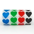 "Blank Heart Stickers Self Roll For Heart Shaped Labels And Tags