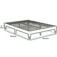 thumbnail image 5 of MUSEHOMEINC 12 Inch Wood frame Platform Bed, Elegant Style, Espresso Finish, Queen, 5 of 6