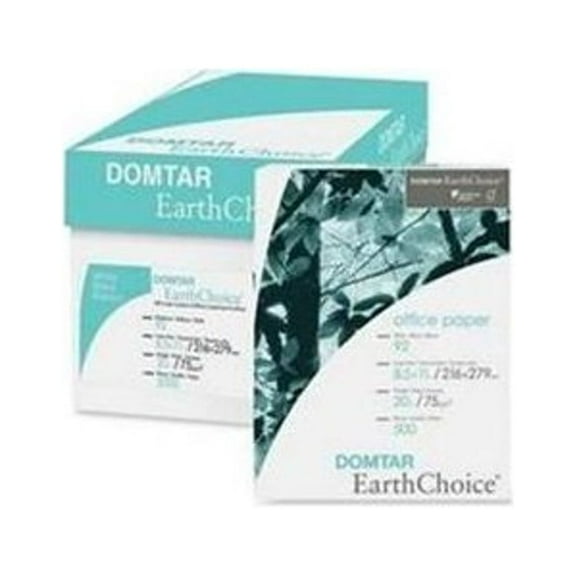 Domtar Earthchoice Copier Paper - For Laser, Inkjet Print - Letter - 8.50" X 11" - 20 Lb - 5000 / Carton - White (DMR2700)