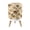 Color 4, variant on Leopard Print Small Trash Can with Lid Abstract Organic Honeycomb Neutral Beige Earthy Tones 1.8 Gallon Dog Proof Trash Can Round Garbage Can Waste Bin Wastebasket for Bathroom Bedroom Living Room